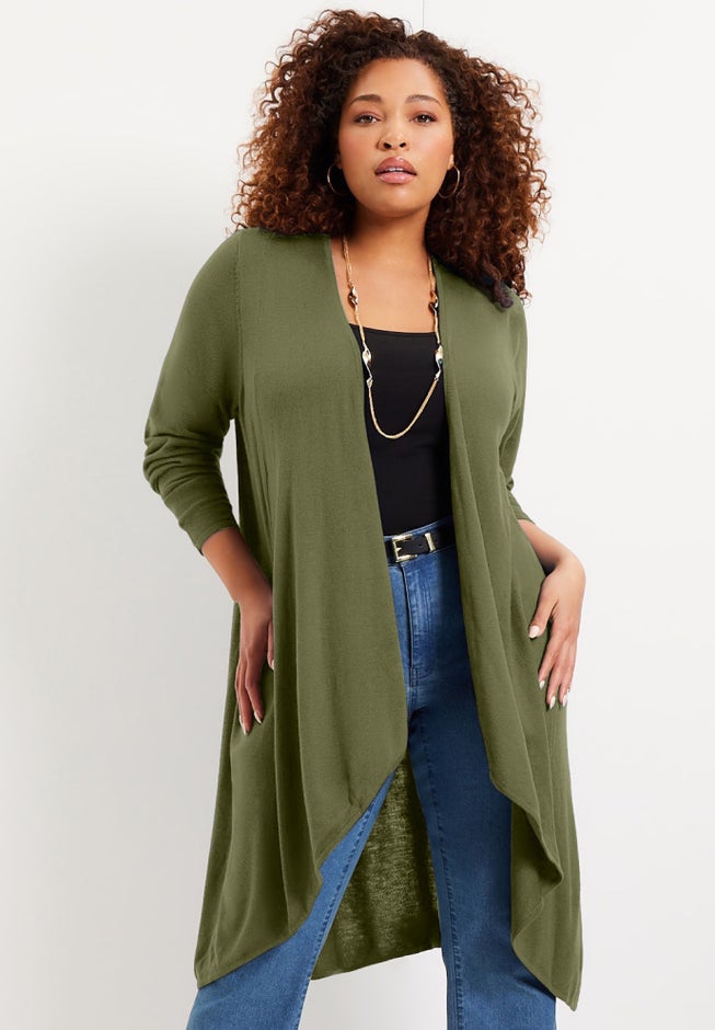 High-Low Cardigan image number 0