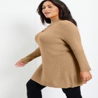 Pearl Keyhole Sweater image number null