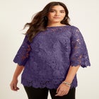 Allover Lace Top image number null