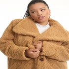 Maxi Teddy Fleece Coat image number 3