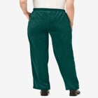Wide-Leg Velour Pant image number 1