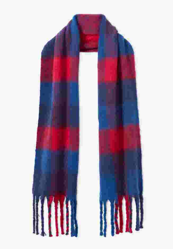 Fringed Plaid Scarf image number 0
