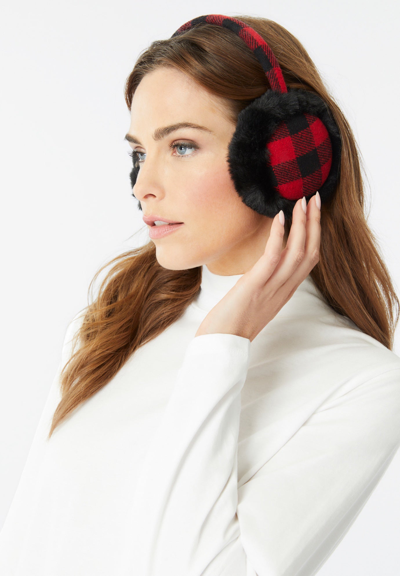 Faux Fur Earmuffs. image number 1