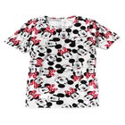 Disney Women&rsquo;s Short Sleeve Crew Tee Mickey Mouse All Over Print image number 1