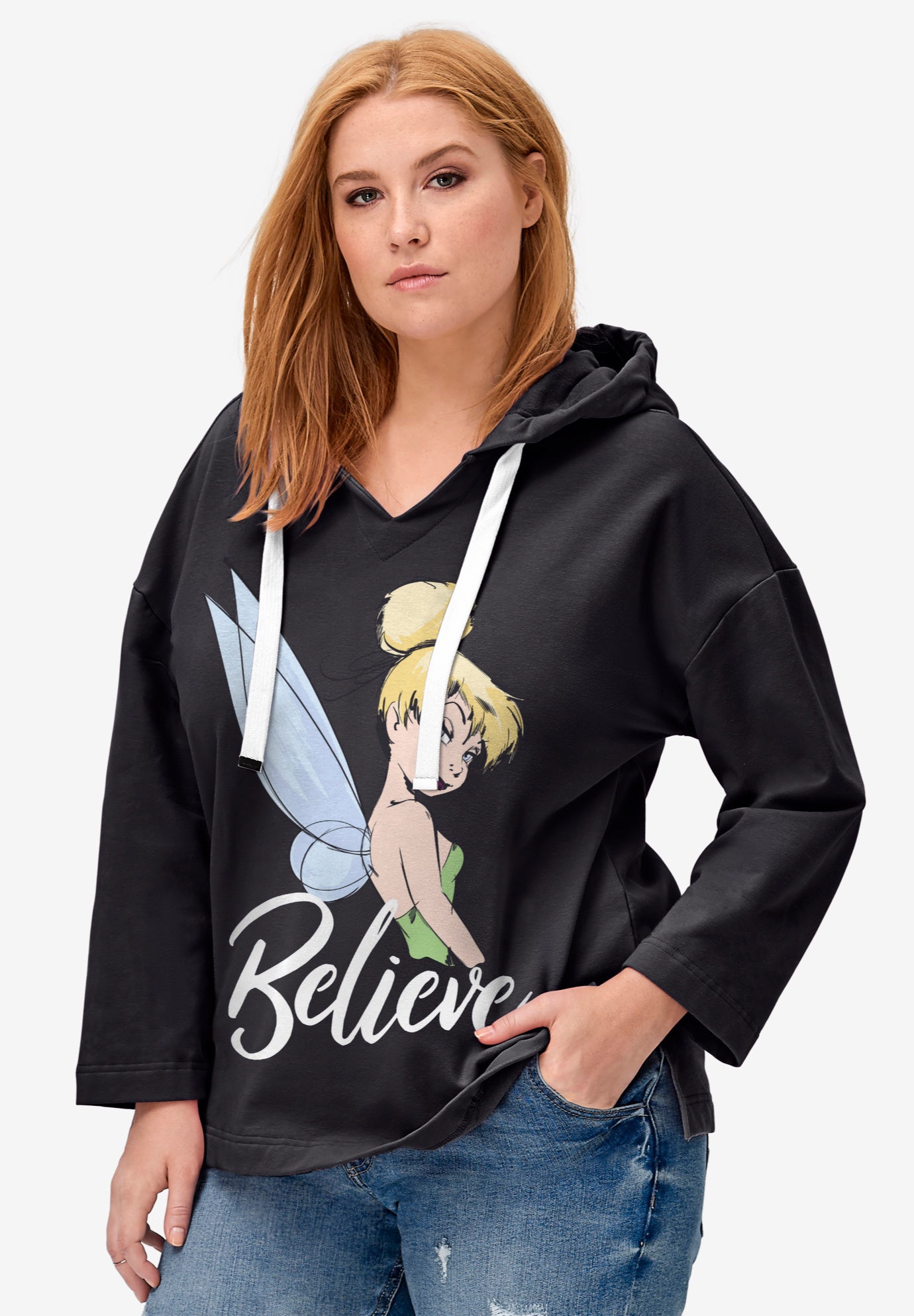 Disney Women&rsquo;s Hooded Sweatshirt Tinkerbell image number 0