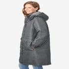 Mid-Length Microfiber Parka image number null
