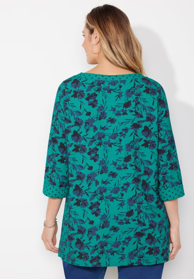 Liz&Me&reg; Boatneck Top image number 1