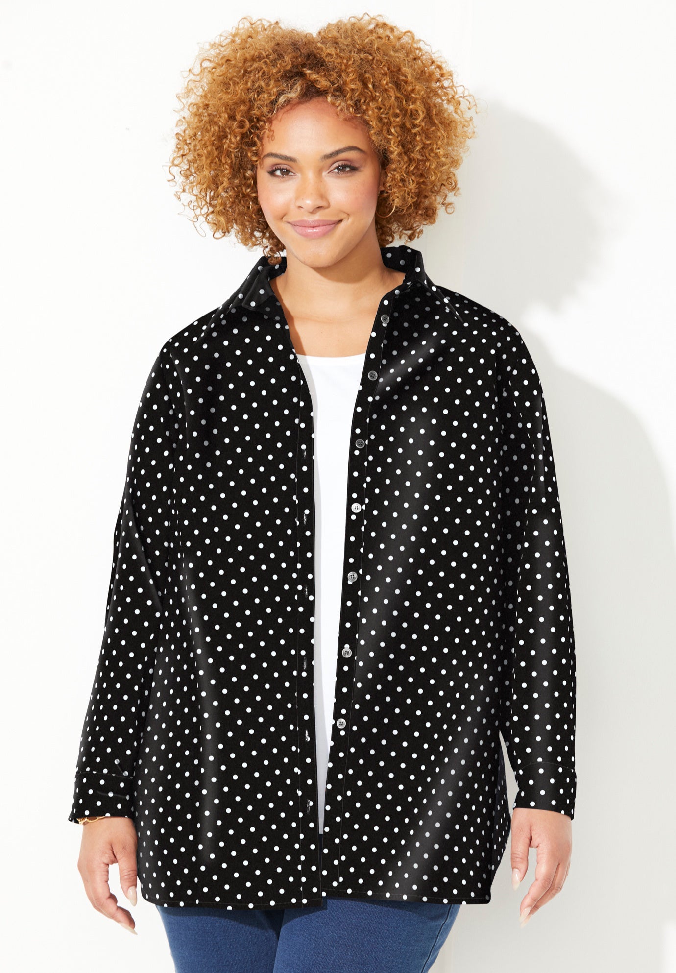 Liz&Me&reg; Buttonfront Shirt image number 1