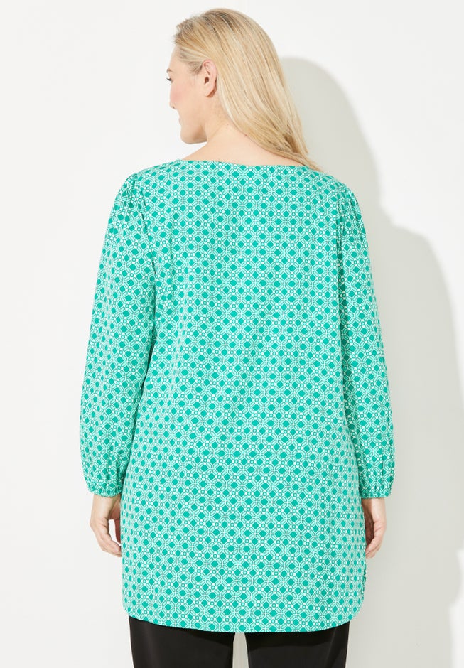 Liz&Me&reg; Keyhole Top image number 1