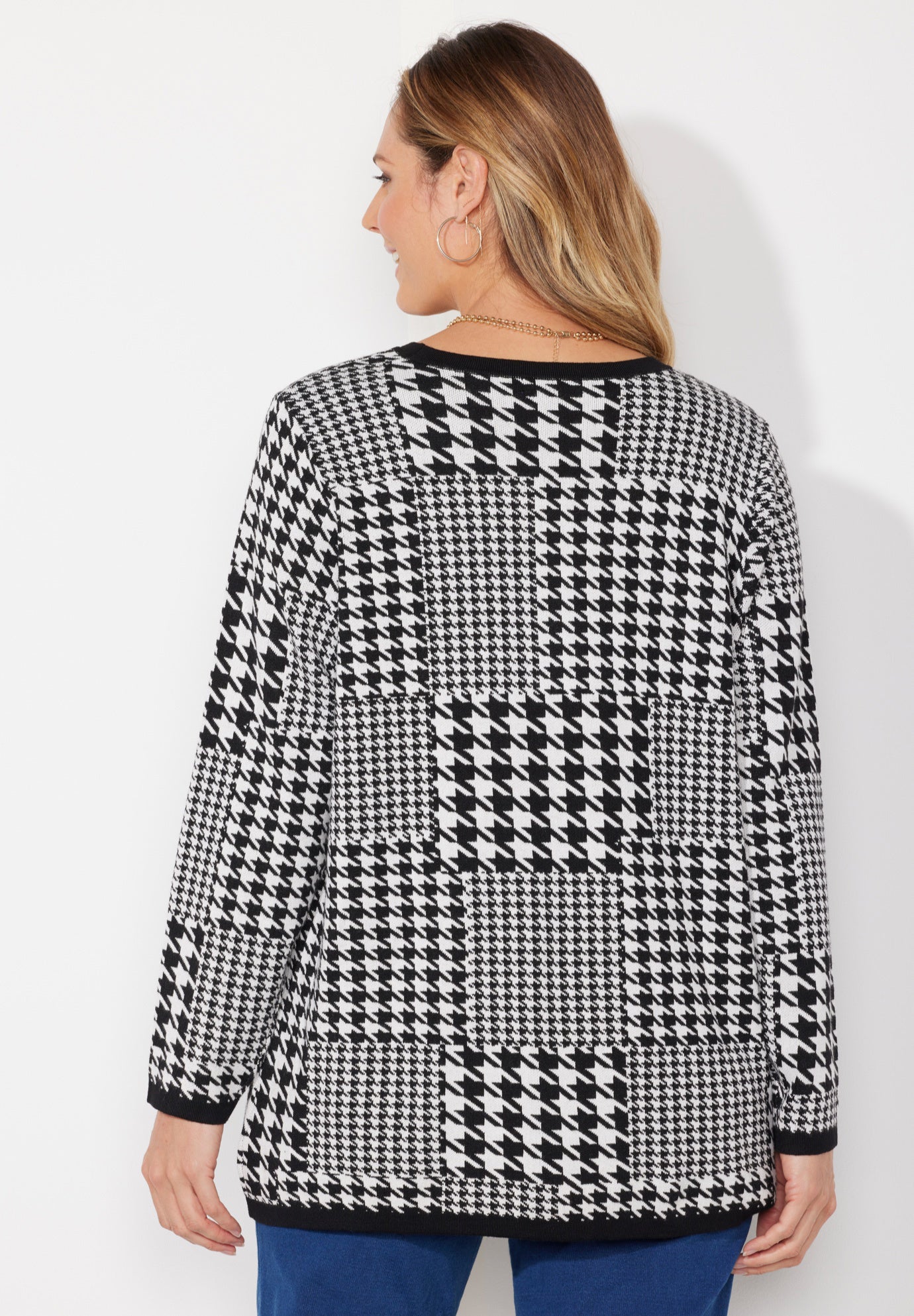 Liz&Me&reg; Patterned Pullover Sweater image number 1