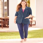 Liz&Me&reg; Ponte Knit Blazer image number null