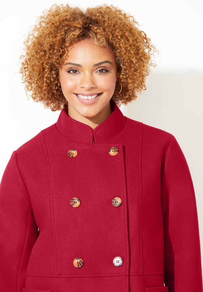 Liz&Me® Military Peacoat image number 3