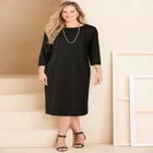 Liz&Me&reg; Ponte Knit Dress image number null