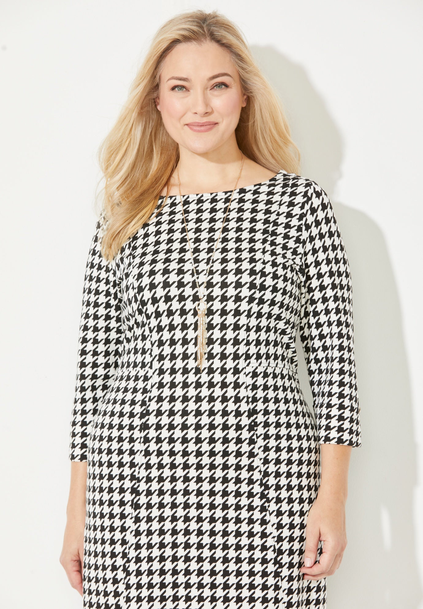 Liz&Me&reg; Ponte Knit Dress image number 3