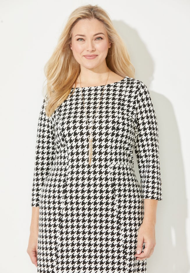 Liz&Me&reg; Ponte Knit Dress image number 3