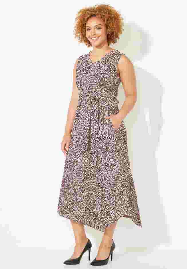 Liz&Me® Sleeveless Ponte Knit Dress image number 2