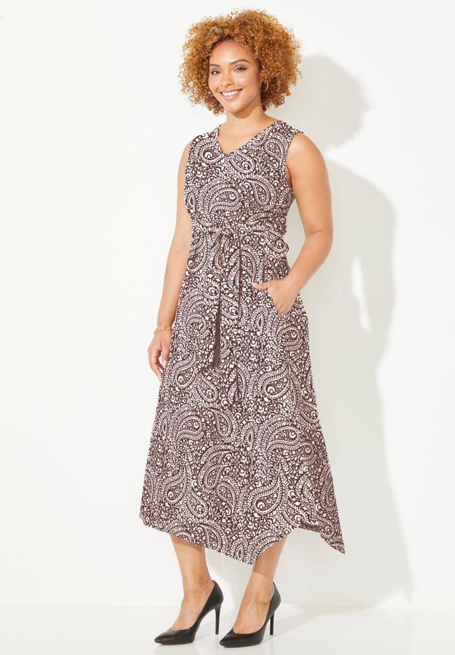 Liz&Me® Sleeveless Ponte Knit Dress image number 2