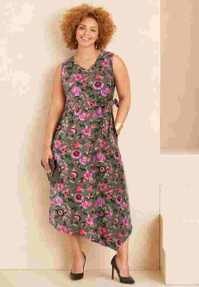 Liz&Me® Sleeveless Ponte Knit Dress image number 0