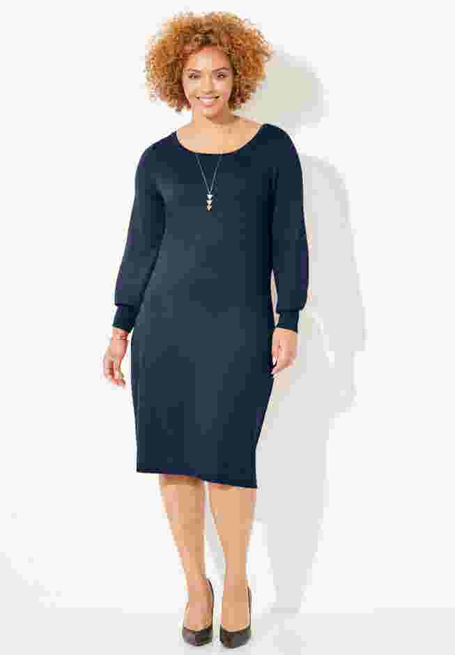 Liz&Me® Boatneck Sweater Dress image number 0