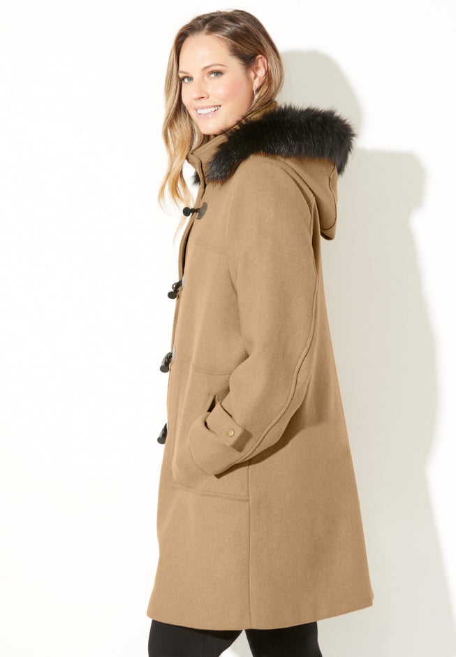 Wool Blend Toggle Peacoat image number 2