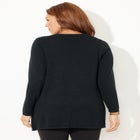 Sequin Trim Tank Cardigan Duet image number 1