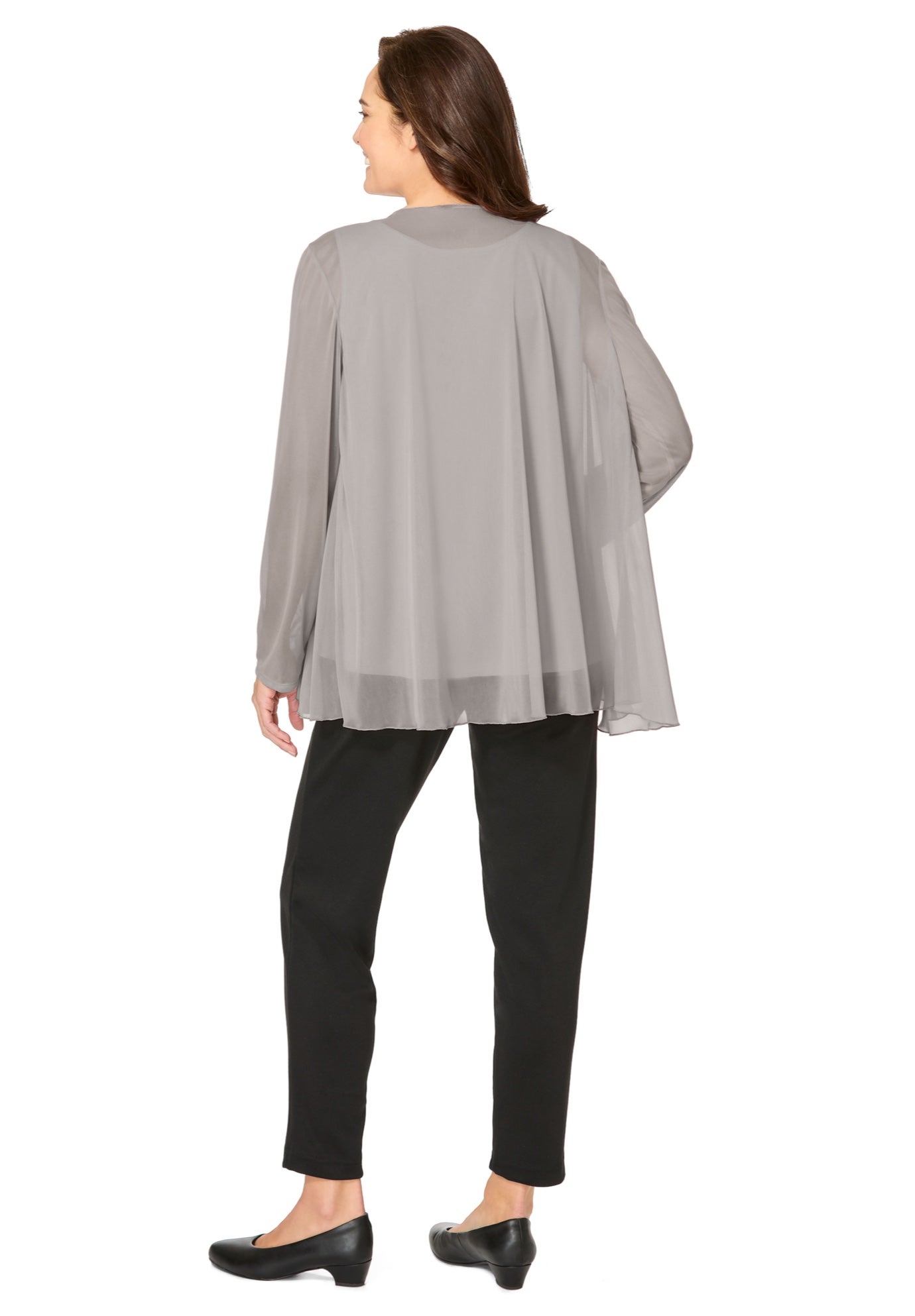 2-piece Sheer Jacket Set image number 1