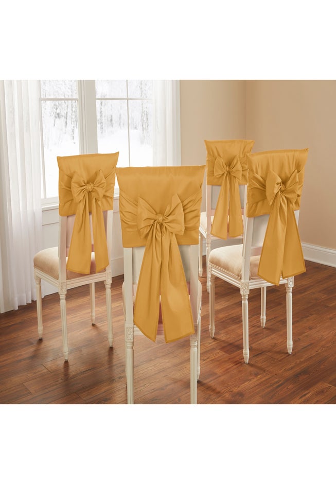 Set of 4 Chair Bows image number 0