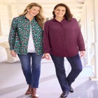 Perfect Long Sleeve Button Up Tunic image number 3
