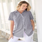 Perfect Short-Sleeve Collared Button Down Shirt image number 0