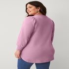 Puff Sleeve Sweatshirt Tunic image number 1