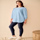 Puff Sleeve Sweatshirt Tunic image number 0