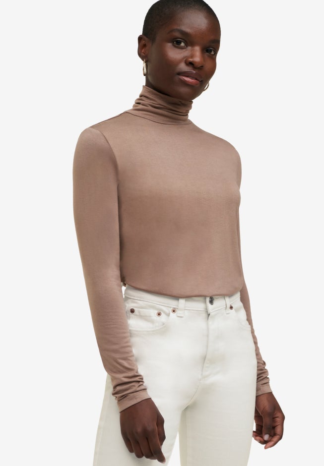Long Sleeve Knit Turtleneck image number null