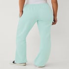 Fleece Bootcut Sweatpants With Drawstring Elastic Waistband image number null