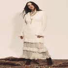Ruffled Lace Maxi Dress image number 4