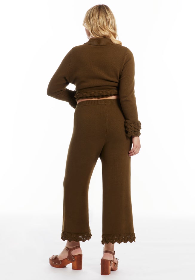 Ruffle Detail Sweater Pant image number 2
