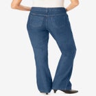 Perfect Wide-Leg All-Cotton Denim Five-Pocket Jeans image number null