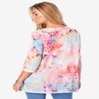 Printed 2 Piece Tank and Cardigan Set image number null