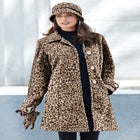 Plus Size Button Up Fleece Jacket image number 2