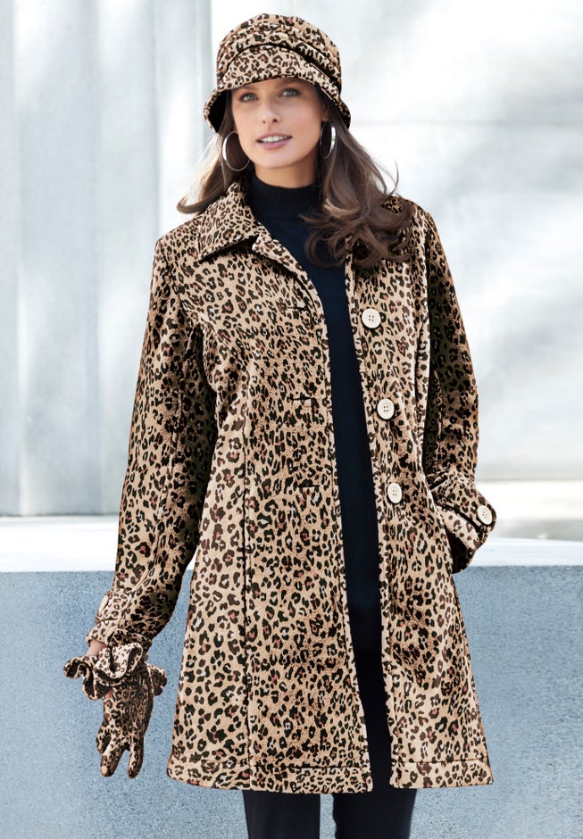 Plus Size Button Up Fleece Jacket image number 2
