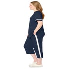 Contrast Stripe Capri Set image number null