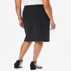 Side Knot Crepe Skirt image number null