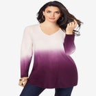 Fine Gauge Ombr&eacute; Sweater image number null