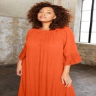 Off-The-Shoulder Maxi Dress image number null