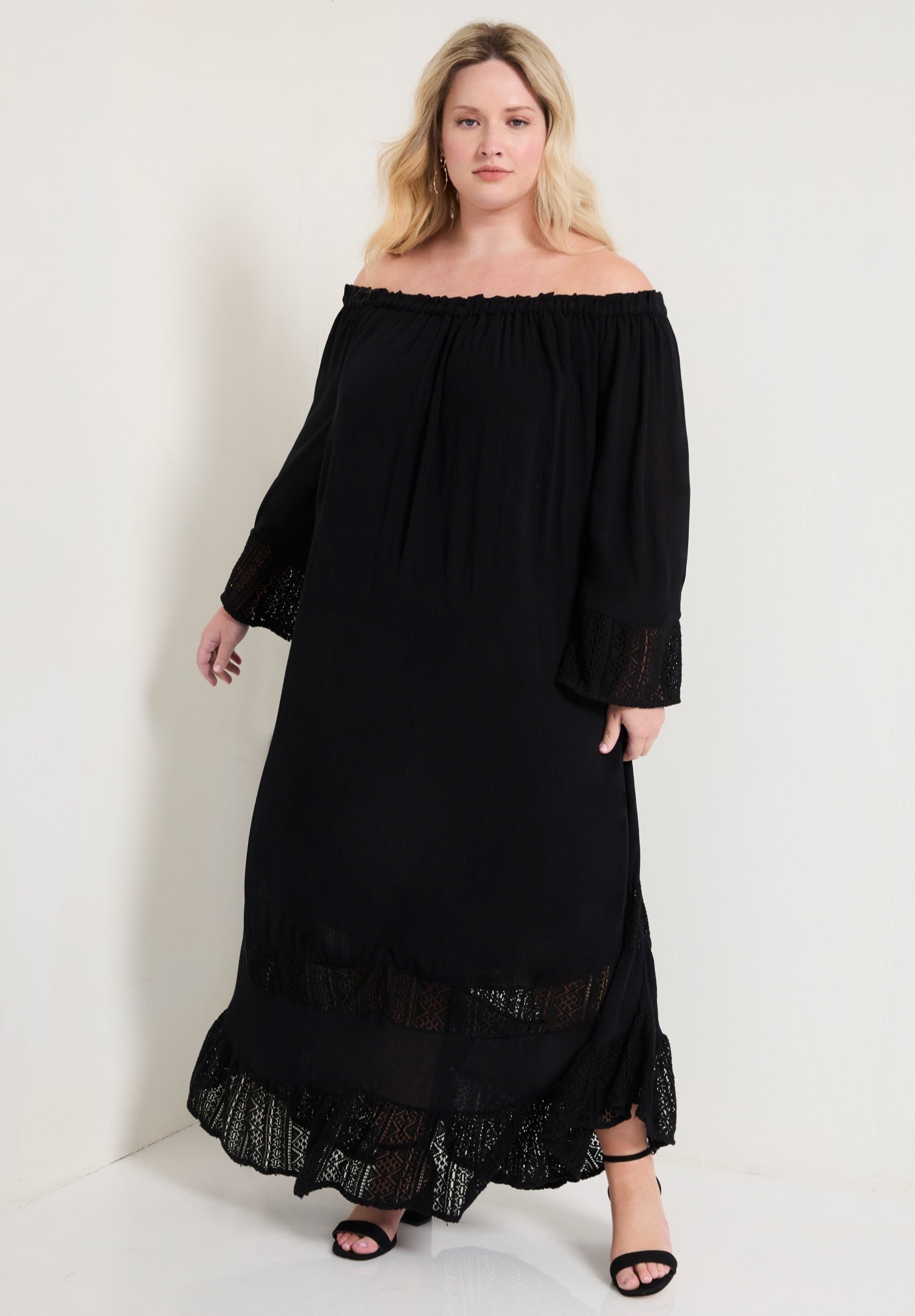 Off-The-Shoulder Maxi Dress image number 0