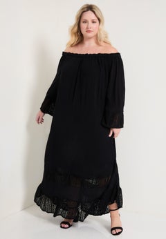 Off-The-Shoulder Maxi Dress