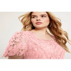 Square-Neck Lace Dress image number null
