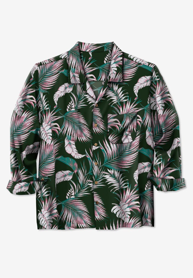 Printed Rayon long-sleeve shirt image number null