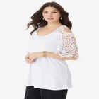 Cold Shoulder Ultrasmooth® Fabric Tunic image number null