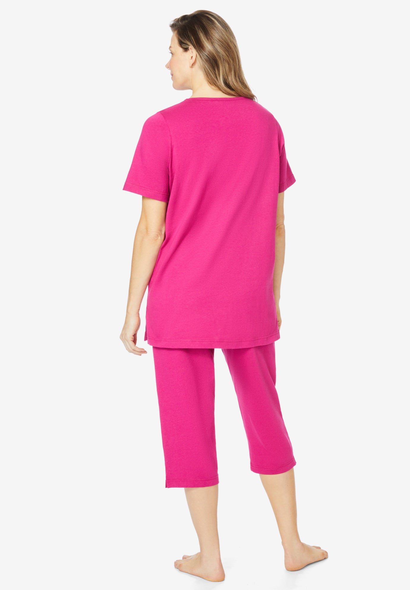 Knit Capri Sleep Set image number 1