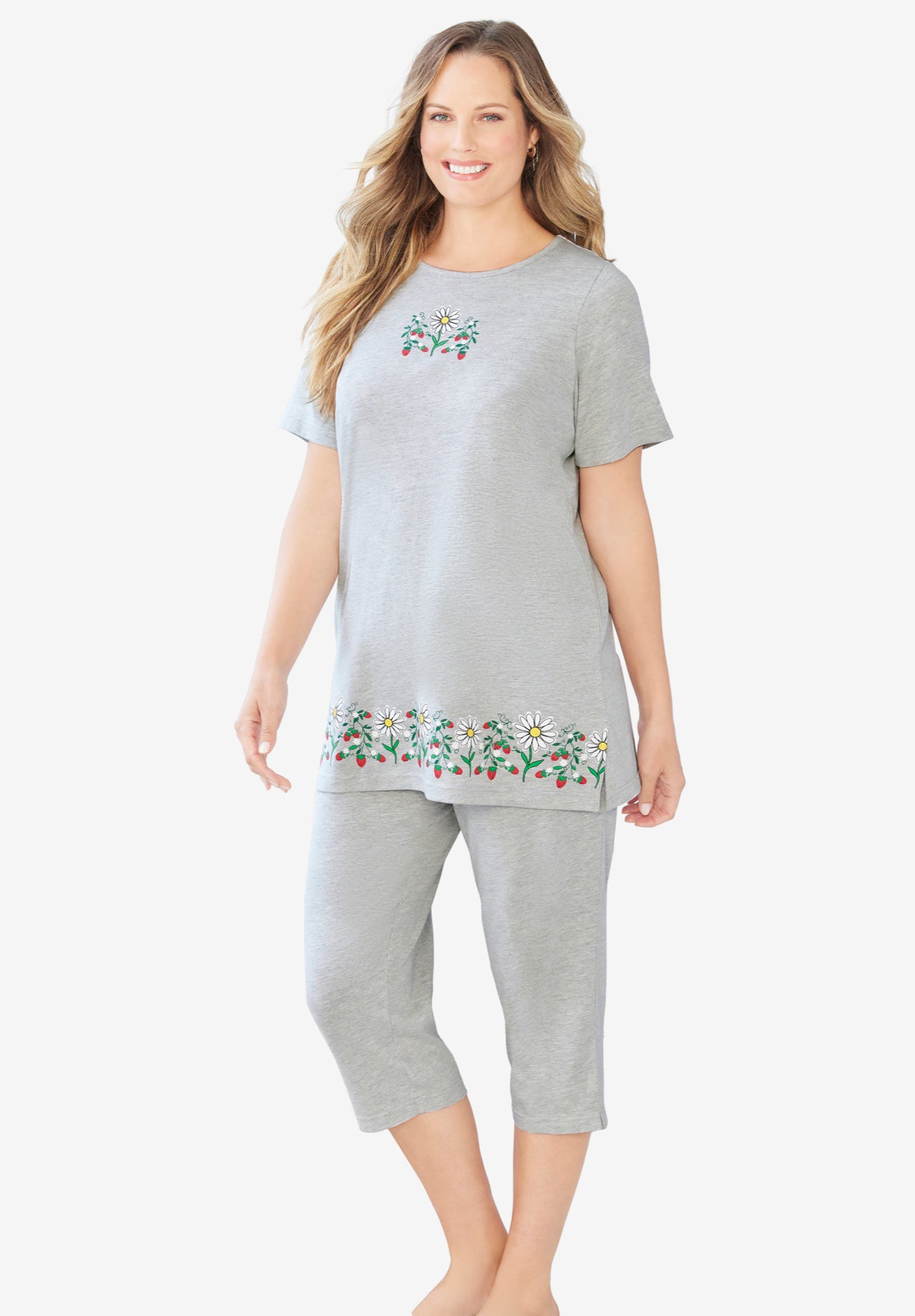 Knit Capri Sleep Set image number 0
